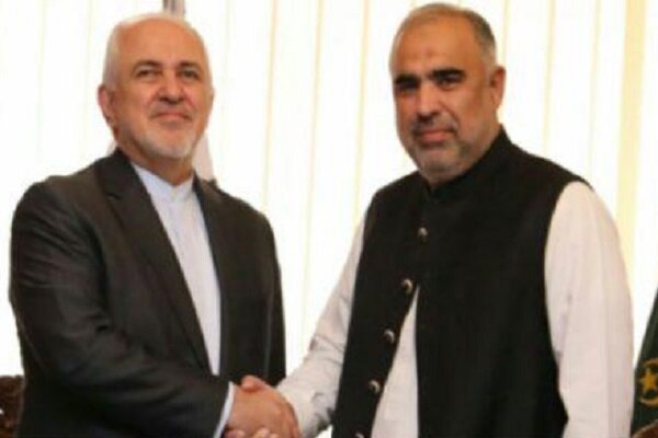 Zarif stresses support for Palestine in meeting with Pak Parl. speaker