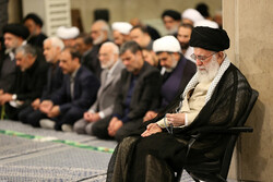 Mourning ceremony for Imam Ali (a.s.) with Ayatollah Khamenei in attendance