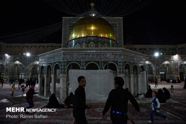 مراسم احیای شب نوزدهم ماه مبارک رمضان در حرم امام رضا (ع)