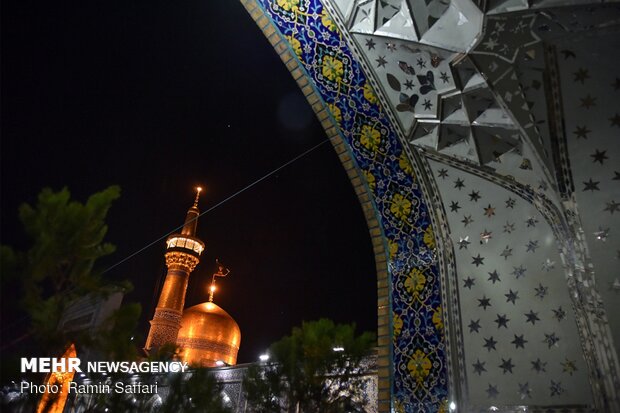 مراسم احیای شب نوزدهم ماه مبارک رمضان در حرم امام رضا (ع)