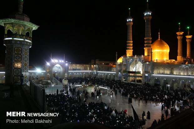 مراسم احیای شب نوزدهم ماه مبارک رمضان در حرم حضرت معصومه (س)