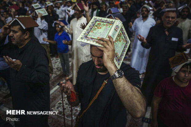 “Night of Destiny” in Imam Ali (AS) shrine during holy month of Ramadan