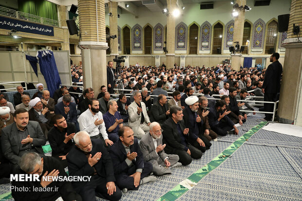 اولین روز از مراسم سوگواری حضرت امیرالمؤمنین علیه‌السلام در حسینیه امام خمینی