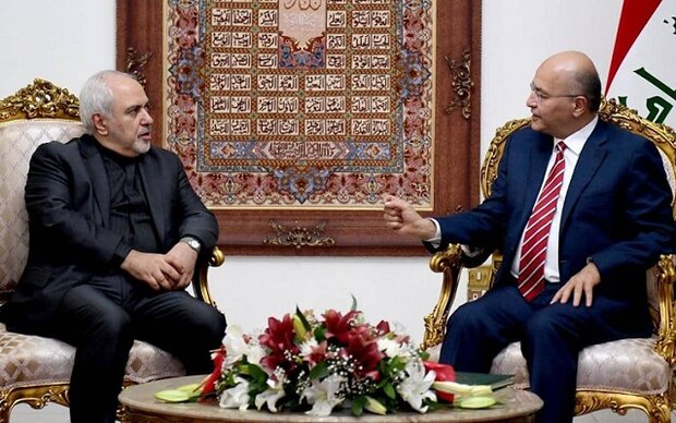 زەریف: ئێران دەیەوێت پەیوەندی لەگەڵ عێراق بەرفراوان تر بکات