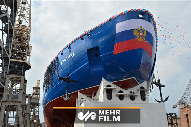 VIDEO: Russia launches new nuclear-powered icebreaker in St. Petersburg