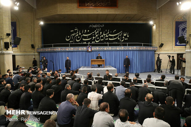 Mourning ceremony for Imam Ali (a.s.) with Ayatollah Khamenei in attendance