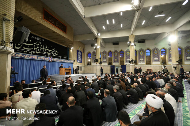 Mourning ceremony for Imam Ali (a.s.) with Ayatollah Khamenei in attendance