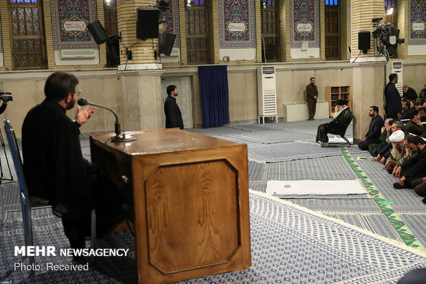 Mourning ceremony for Imam Ali (a.s.) with Ayatollah Khamenei in attendance