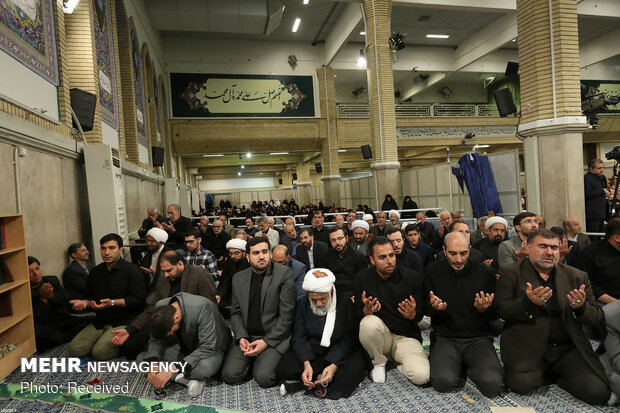 Mourning ceremony for Imam Ali (a.s.) with Ayatollah Khamenei in attendance