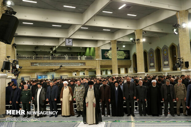 Mourning ceremony for Imam Ali (a.s.) with Ayatollah Khamenei in attendance