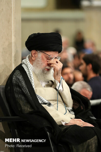 Mourning ceremony for Imam Ali (a.s.) with Ayatollah Khamenei in attendance