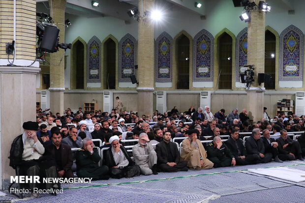 Mourning ceremony for Imam Ali (a.s.) with Ayatollah Khamenei in attendance