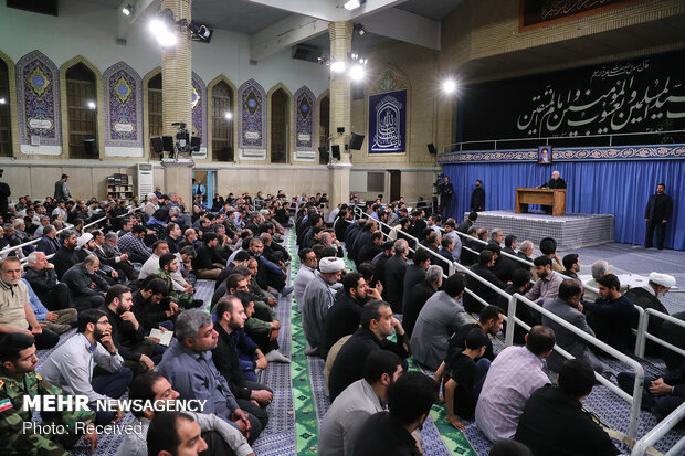 Mourning ceremony for Imam Ali (a.s.) with Ayatollah Khamenei in attendance