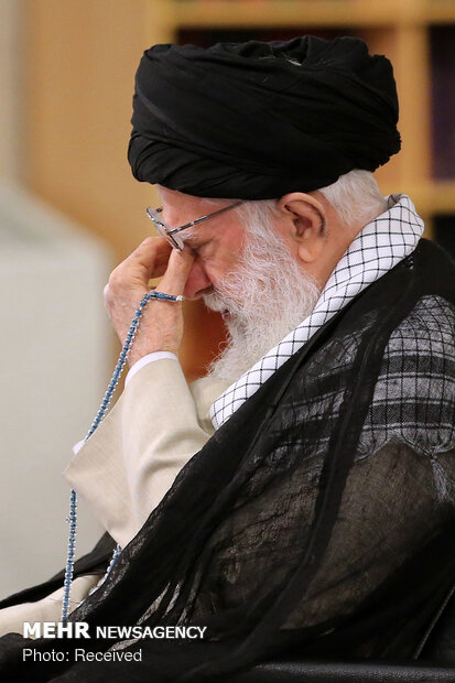 Mourning ceremony for Imam Ali (a.s.) with Ayatollah Khamenei in attendance