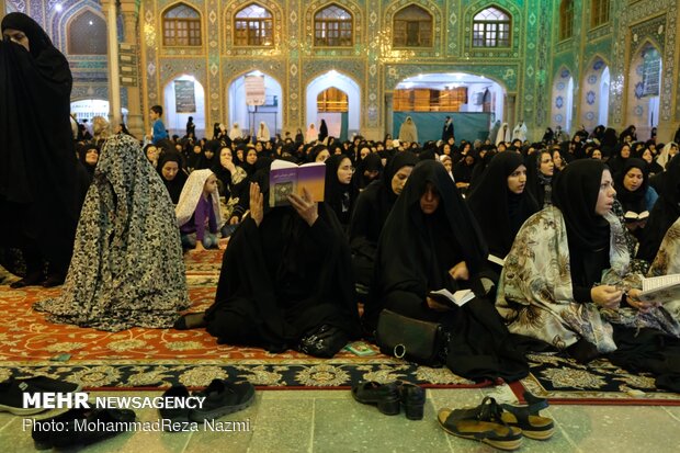 مراسم احیای شب بیست و یکم ماه مبارک رمضان در حرم عبدالعظیم حسنی(ع)