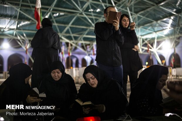 مراسم احیای شب بیست و یکم ماه مبارک رمضان در اهواز