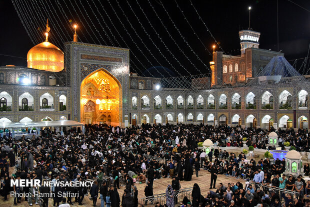 Laylat al-Qadr observed in Imam Reza holy shrine