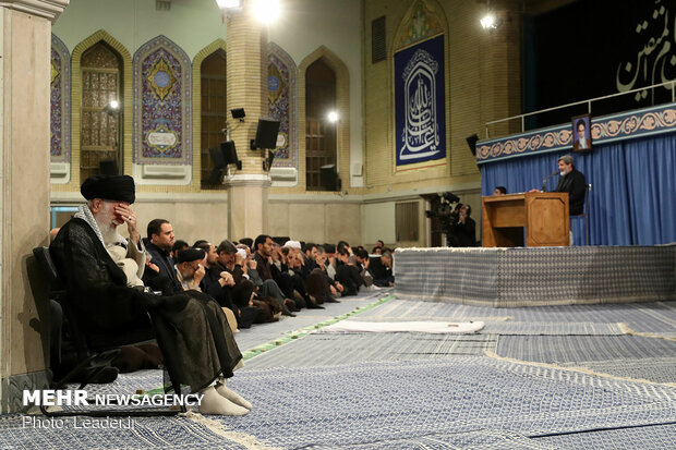 Mourning ceremony for Imam Ali (AS) with Leader in attendance