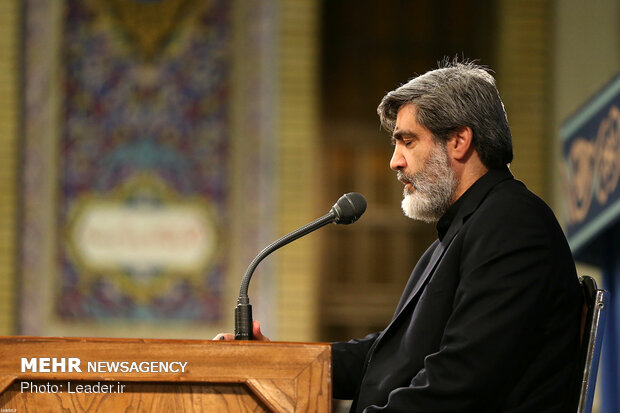 Mourning ceremony for Imam Ali (AS) with Leader in attendance