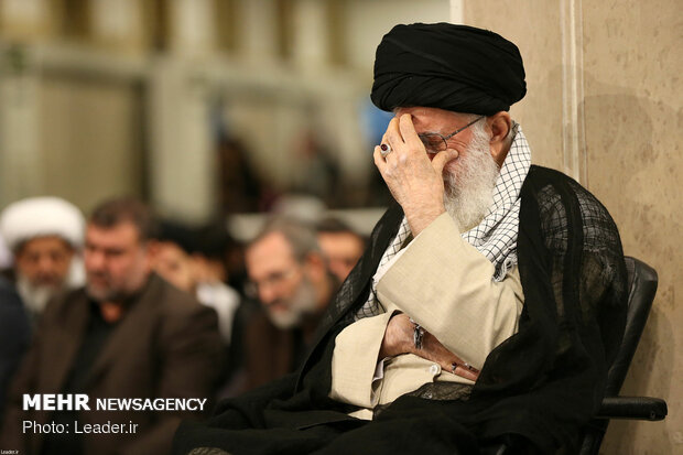 Mourning ceremony for Imam Ali (AS) with Leader in attendance