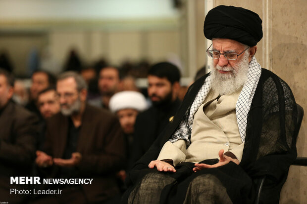 Mourning ceremony for Imam Ali (AS) with Leader in attendance