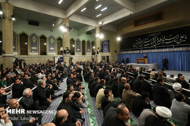 Mourning ceremony for Imam Ali (AS) with Leader in attendance