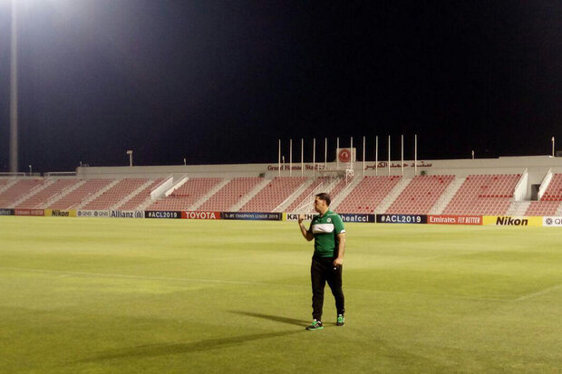 بازدید آذری از امکانات باشگاه العربی در آستانه بازی با النصر