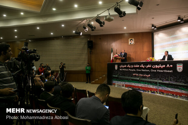 Presser of newly-appointed head coach of Team Melli 'Marc Wilmots'