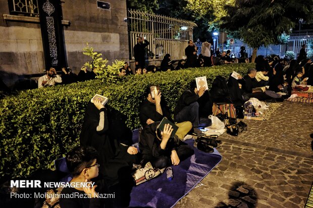 مراسم احیای شب بیست و سوم ماه مبارک رمضان در مسجد ارک