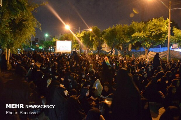 مراسم احیای شب بیست و سوم ماه مبارک رمضان در مسجد بهشتی تهران