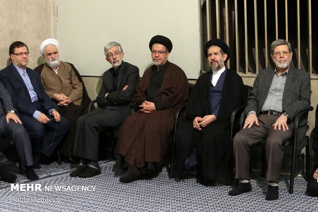 University professors, intellectuals and researchers meeting with Ayatollah Khamenei