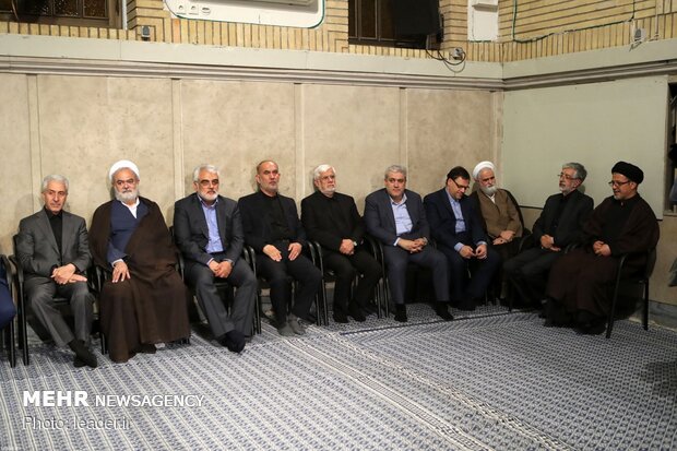 University professors, intellectuals and researchers meeting with Ayatollah Khamenei