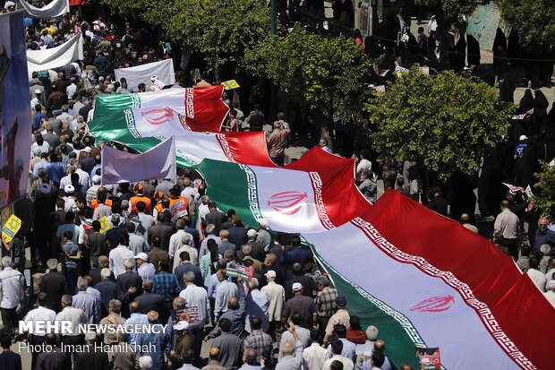 راهپیمایی روز جهانی قدس در همدان