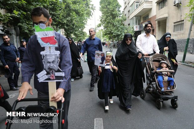 راهپیمایی روز جهانی قدس در تهران