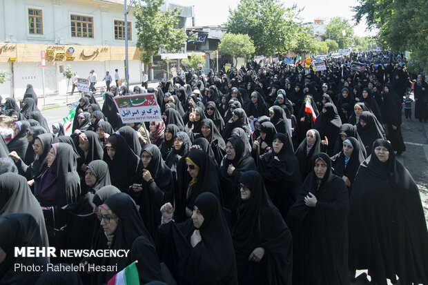 راهپیمایی روز جهانی قدس در گرگان