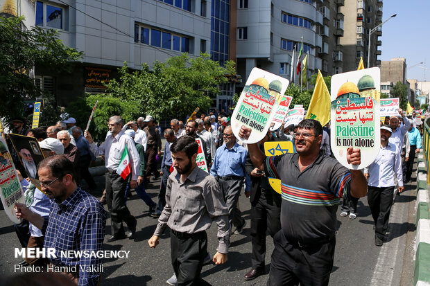 راهپیمایی روز جهانی قدس در تهران