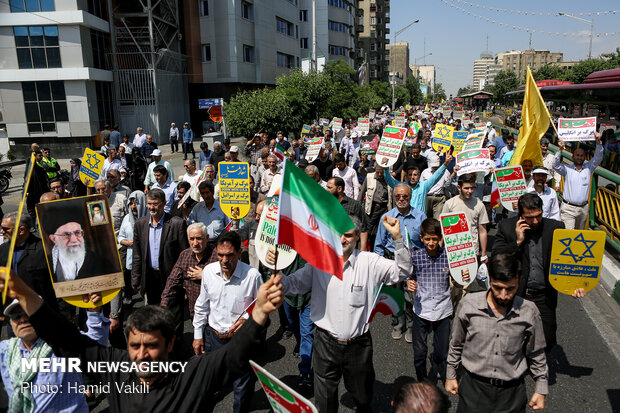 راهپیمایی روز جهانی قدس در تهران