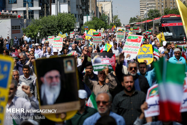 راهپیمایی روز جهانی قدس در تهران