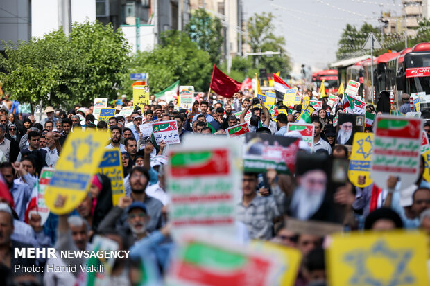 راهپیمایی روز جهانی قدس در تهران