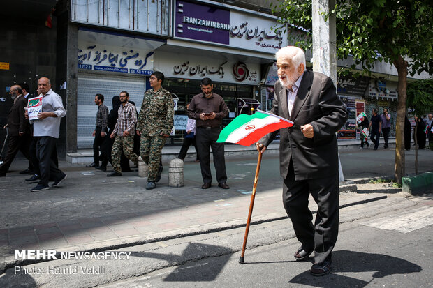 راهپیمایی روز جهانی قدس در تهران