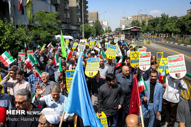 راهپیمایی روز جهانی قدس در تهران