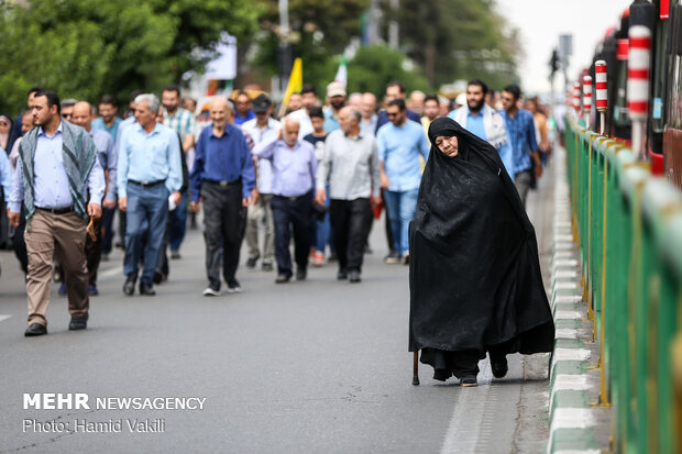 راهپیمایی روز جهانی قدس در تهران