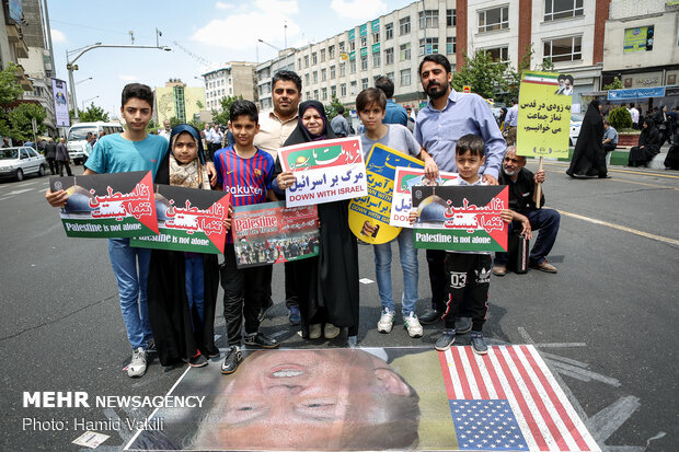 راهپیمایی روز جهانی قدس در تهران