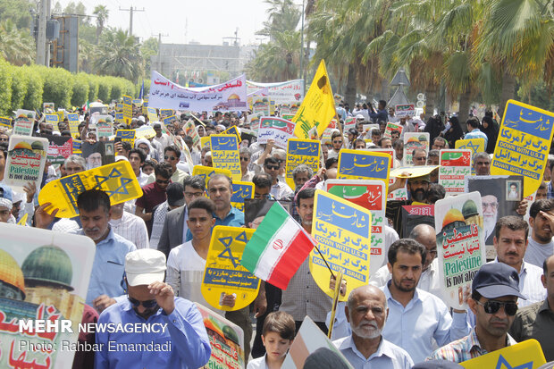 راهپیمایی روز جهانی قدس در بندرعباس