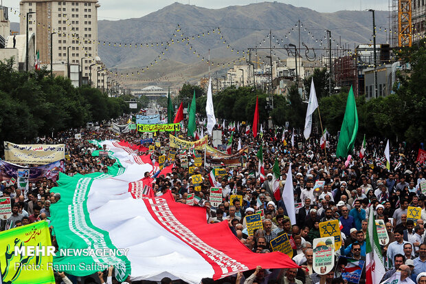 راهپیمایی روز جهانی قدس در مشهد