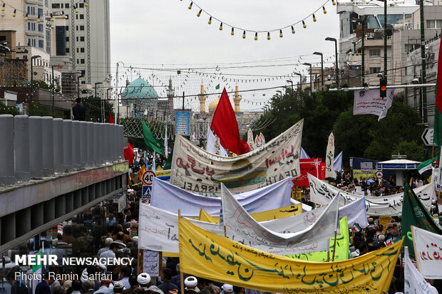 راهپیمایی روز جهانی قدس در مشهد