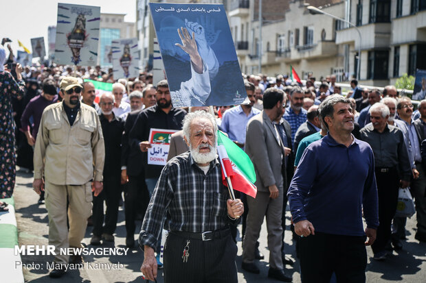 Iranian officials attend Quds Day rallies