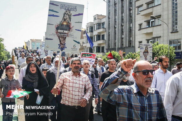 Iranian officials attend Quds Day rallies