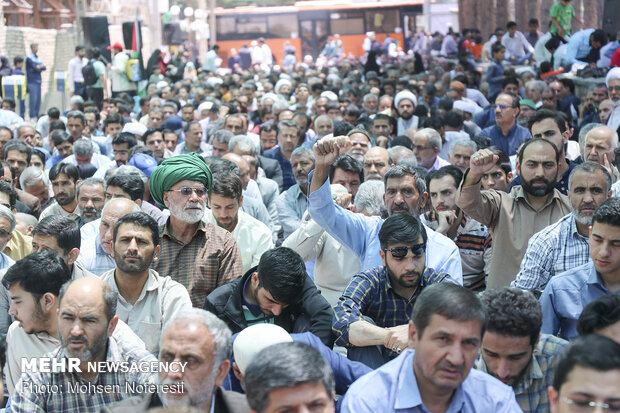 راهپیمایی روز جهانی قدس در بیرجند