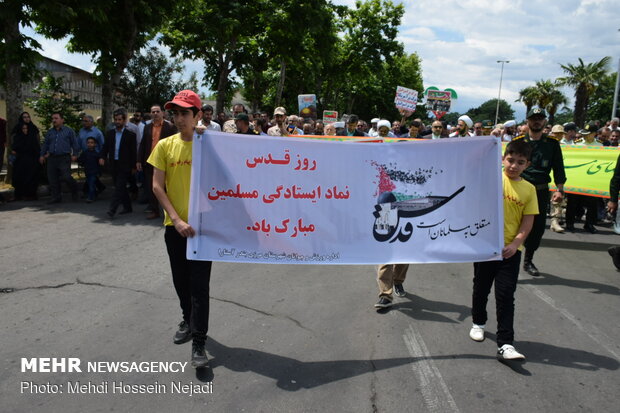 راهپیمایی روز جهانی قدس در آستارا